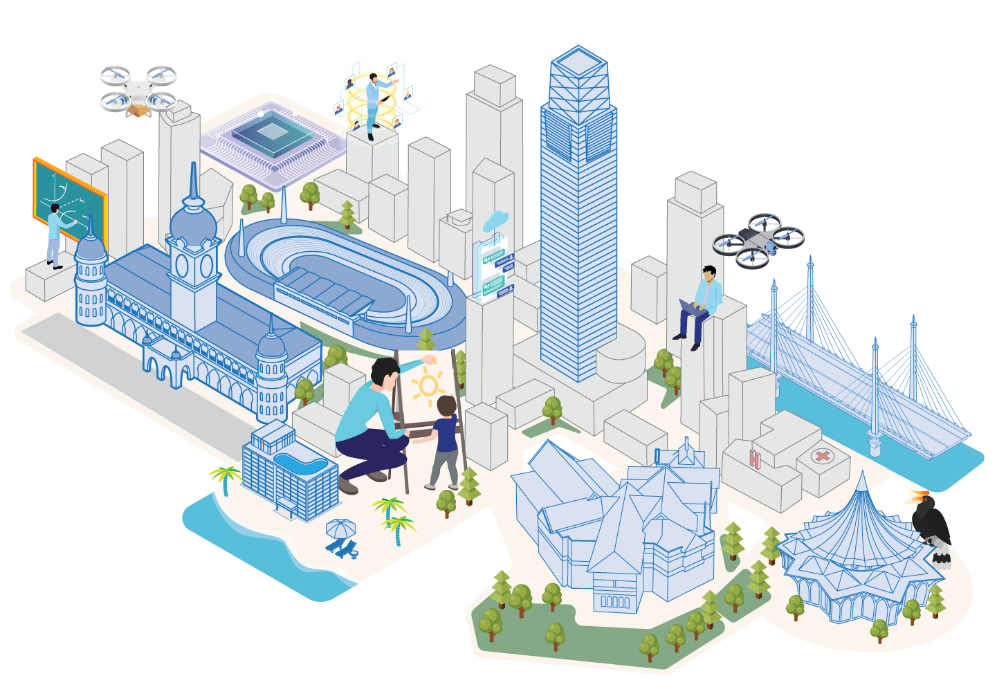 Landmark Graphic